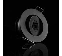 The Light Group SLC MiniOne Tilt Lámpara empotrable LED negra 2.700 K True