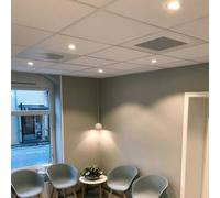 The Light Group SLC One 360° Lámpara LED empotrable de aluminio Dime LED