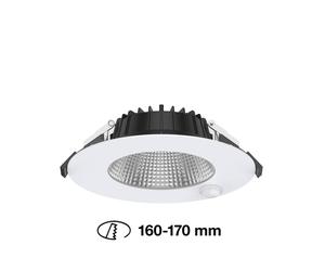 The Light Group SLC Shift downlight LED Ø 18cm blanco con sensor