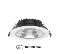 The Light Group SLC Shift foco empotrado LED Ø 19cm CCT, blanco True
