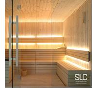 The Light Group SLC Stripe LED Sauna hasta 105°C, 24V IP67 5m 2.700K