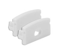 The Light Group Tapa final SLC perfilada A1, gris, 2 unidades