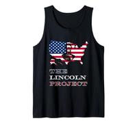 The Lincoln Project Save USA - Bandera Estadounidense Abraham Lincoln Camiseta sin Mangas