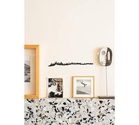 The Line - San Francisco 1 - Silueta decorativa de pared - Skyline - 19 cm - Negro