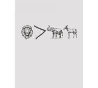 The Lion in Greater Than the Elephant and the Donkey Notebook: Because our allegiance belongs to the Lion of Judah