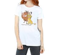 The Lion King - Camiseta Classic de Simba, Timón y Pumba de Algodón para Mujer