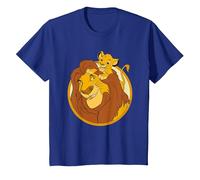 The Lion King Mufasa And Simba Camiseta, Niños, Azul Real, 2 años