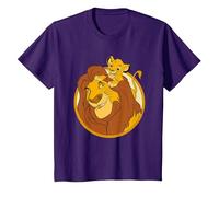 The Lion King Mufasa And Simba Camiseta, Niños, Morado, 2 años