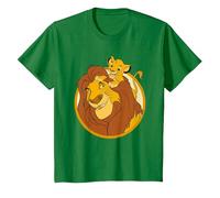 The Lion King Mufasa And Simba Camiseta, Niños, Verde Kelly, 2 años