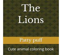 The Lions: Cute animal coloring book