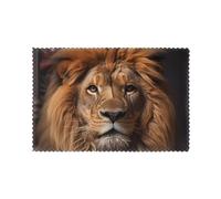 The Lion's Gaze - Juego de 6 manteles de mesa resistentes a altas temperaturas, fáciles de limpiar, aislados al calor, adecuados para reuniones familiares.