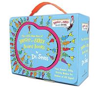 The Little Blue Boxed Set of 4 Bright and Early Board Books: Hop on Pop; Oh, the Thinks You Can Think!; Ten Apples Up On Top!; The Shape of Me and Other Stuff (Bright & Early Board Books(TM))