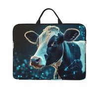 The Little Blue Cow - Funda de transporte para portátil de 14 pulgadas, funda acolchada para laptop de 14 pulgadas, para mujeres y hombres