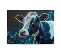 The Little Blue Cow - Rompecabezas de madera de 500 piezas para adultos, rompecabezas desafiante para juegos de tamaño de juego de 15 x 20.4 pulgadas