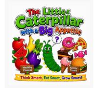 The Little Caterpillar with a Big Appetite: An A-Z Food Learning Adventure for Kids with Counting Fun, Healthy Eating Habits, Full-Page Illustrations, and a Magical Butterfly Transformation