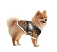 The Little Dog in the Room - Camiseta de malla para perro, ligera y transpirable, de secado rápido, elástica, para perros pequeños