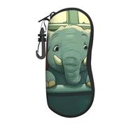 The Little Elephant In The Bathtub - Funda de neopreno suave con cremallera, duradera, portátil, para hombres y mujeres