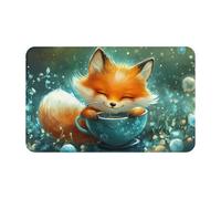 The Little Fox With A Full Teacupsupernatural Symbols Black Printing - Toalla de playa de terciopelo de secado rápido con piel de melocotón, tamaño grande, 130 x 79 cm para adultos, toalla súper