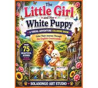 The Little Girl and Her White Puppy: A Visual Adventure Coloring Book | Color Their Journey Through the English Countryside | 75+ Beautiful Scenes of Nature, Friendship & Imagination