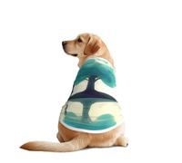 The Little Girl by The River. Camisetas para mascotas, ropa para perros grandes y medianos, camisas cómodas para perros, perfectas para el uso diario