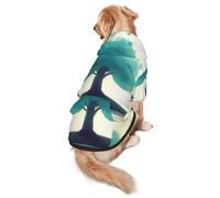 The Little Girl by The River. Sudadera con capucha para perros medianos y grandes, ropa de poliéster suave para mascotas, adecuada para todas las estaciones