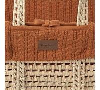 The Little Green Sheep Cable Knit - Forro de Repuesto para moisés, Color Terracota