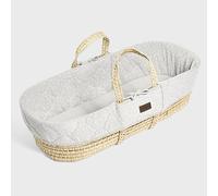 The Little Green Sheep Cesta Acolchada Natural Moses & Colchón-Dove Arroz, Completo