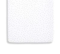 The Little Green Sheep - Sábana para cuna (280 g), color blanco