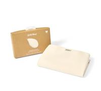 The Little Green Sheep SnuzPod - Protector de colchón orgánico Impermeable, 100% algodón, Plano sin Ruido, para bebés y niños, 40 x 75,5 cm (Blanco Natural)