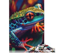 The Little Jumping Frog 2 Puzzles Imposible,desafío for Adults Juego Educativo 1000 Piezas Obra De Arte De Juego De para Adultos Y Niños 1000pcs (75x50cm)