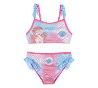 The Little Mermaid Niñas Bañador Dos Piezas (Rosa,3 años)