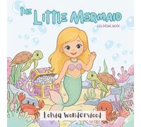 The Little Mermaid: Simple & Cute Mermaid Coloring Book