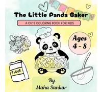 The Little Panda Baker: A Cute Coloring Book for kids