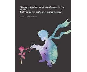 The Little Prince notebook collection vol.4: Composition Notebook College Ruled Blank Lined Cute Notebooks for Girls Teens Kids School Writing Notes Journal (8.5 x 11 in) Composition Notebook