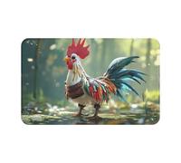 The Little Rooster Stands.Supernatural Symbols Black Printing 1 toalla de playa de terciopelo de secado rápido de piel de melocotón de gran tamaño de 55 x 27.5 pulgadas para adultos, toalla súper