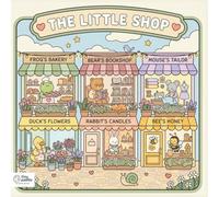 The Little Shop Coloring Book: 40+ Cozy Coloring Pages Featuring Charming Animal Shop Owners | Kawaii Illustrations for Adults and Teens