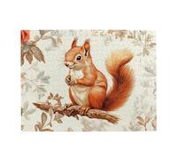 The Little Squirrel Is On The Branch - Rompecabezas de madera de 500 piezas para adultos, rompecabezas desafiante para juego de tamaño de 15 x 20.4 pulgadas