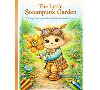 The Little Steampunk Garden: A Cozy Coloring Book Filled with Whimsical Garden Friends, Gentle Gears, and Relaxing Steampunk Charm