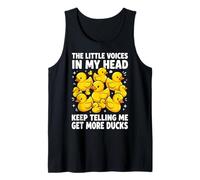 The Little Voices In My Head Keep Telling Me Get More Ducks Camiseta sin Mangas