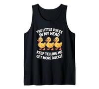 The Little Voices In My Head Keep Telling Me Get More Ducks Camiseta sin Mangas
