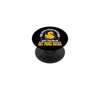 The Little Voices In My Head Keep Telling Me Get More Ducks PopSockets PopGrip Adhesivo