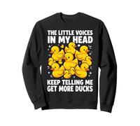 The Little Voices In My Head Keep Telling Me Get More Ducks Sudadera
