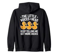 The Little Voices In My Head Keep Telling Me Get More Ducks Sudadera con Capucha