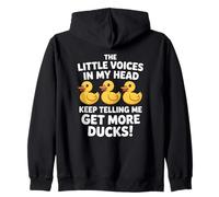 The Little Voices In My Head Keep Telling Me Get More Ducks Sudadera con Capucha
