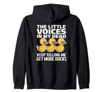The Little Voices In My Head Keep Telling Me Get More Ducks Sudadera con Capucha