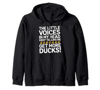 The Little Voices In My Head Keep Telling Me Get More Ducks Sudadera con Capucha