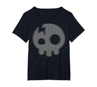 The Living Tombstone Motion Blur Skull Camiseta, Mujer Tallas Grandes, Negro, 6XL Grande