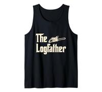 The Logfather - Leñador - Motosierra - Logger Woodsman Camiseta sin Mangas