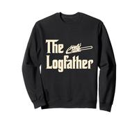 The Logfather - Leñador - Motosierra - Logger Woodsman Sudadera