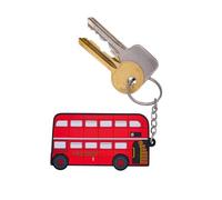The London Toy Company Llavero con textura, autobús de Lon, Red, Talla única